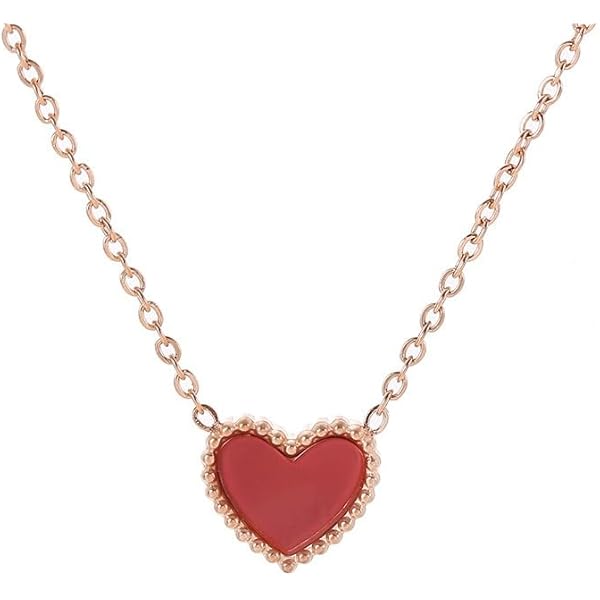 Amazon | Good-HEARTZ グッドハーツ メタリッククローバー形ネックレス